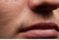 Face Mouth Nose Cheek Skin Man White Slim Studio photo references